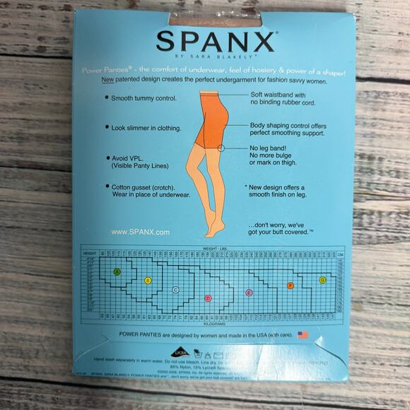 SPANX Power Panties Shapewear Size E Bare Nude High Waist Performance - Picture 2 of 3